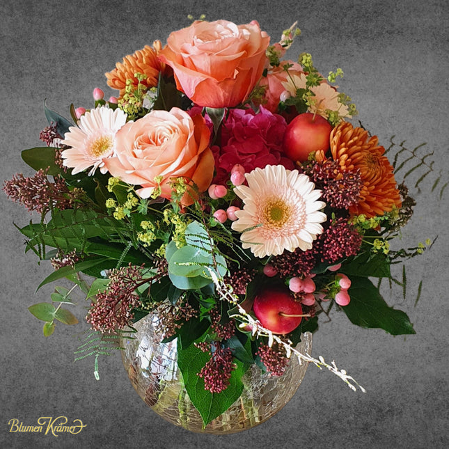 Herbststrauss mit Herbstblumen_Blumenversand Zürich_Blumen verschicken Zürich
