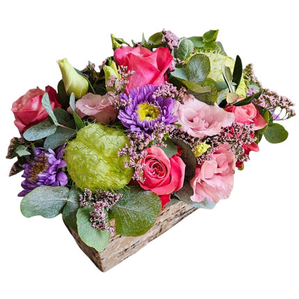 Blumenkorb Beautiful Summer mit bunten Sommerblumen aus Zürich online bestellen