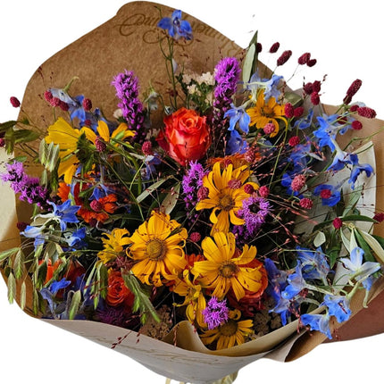 Bunter Blumenstrauss mit frischen Sommerblüten aus Zürich online bestellen
