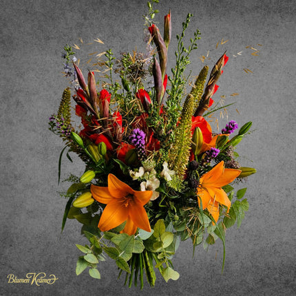 Lilien Blumenstrauss mit saisonalen Blumen online bestellen in Zürich mit schneller Lieferung