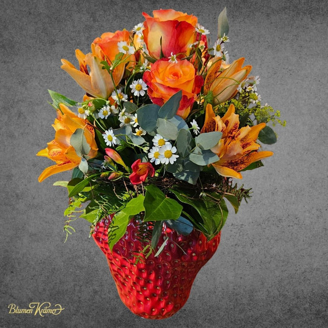 Blumen Krämer Zürich_Blumenstrauss_Orange Love