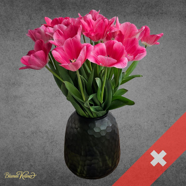 Rosa ulpenstrauss mit frischen Schweizer Tulpen online kaufen Zürich
