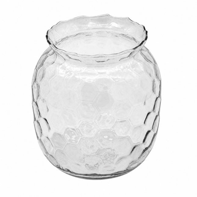 Glasvase mit Wabenstruktur für Blumenstrauss online kaufen in Zürich
