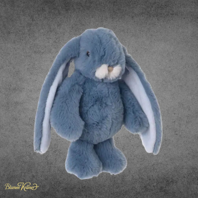 Kuschelhase in Blau als Baby Geschenk zur Geburt in Zürich online kaufen