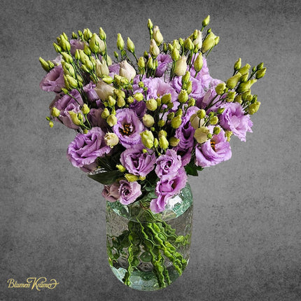 Monobouquet Lisianthus mit frischen Blüten online bestellen Zürich Blumenlieferung