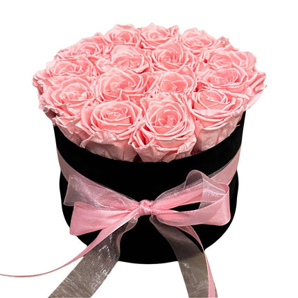 Rosenbox mit rosa Rosen online bestellen mit Lieferservice Zürich