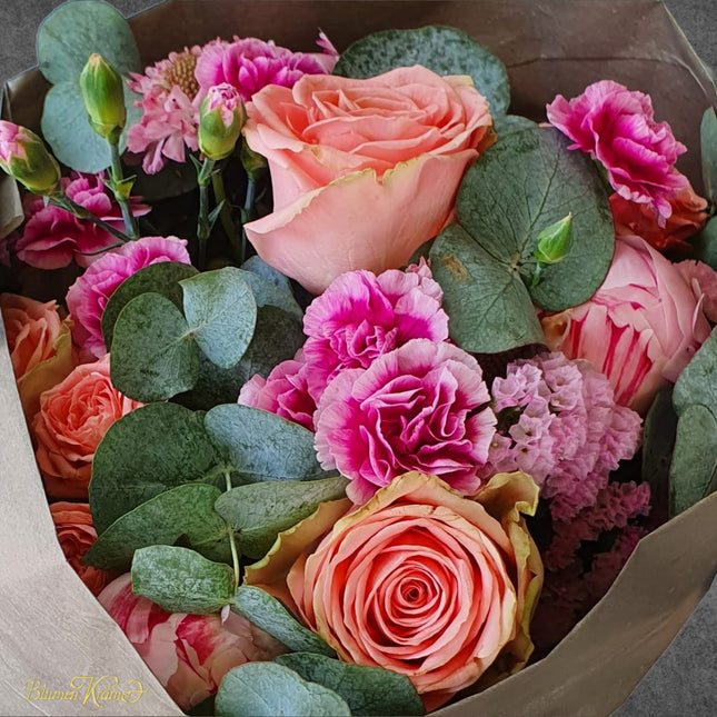 Bag full of flowers