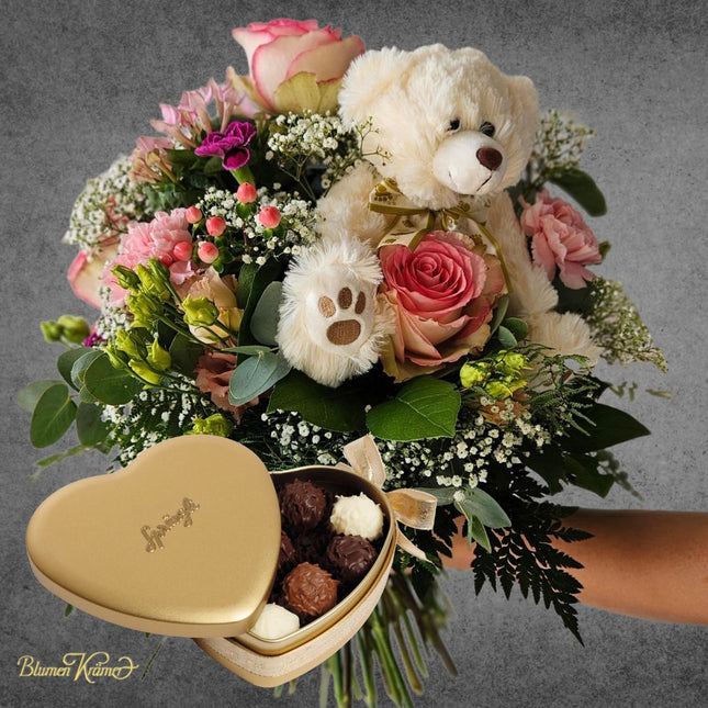 Blumenlieferung und Schokolade online Zürich