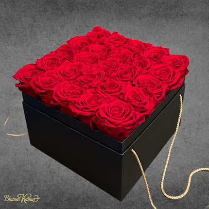 Rose box red square