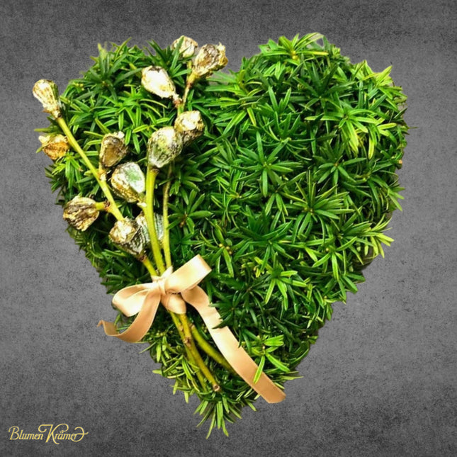 Grabschmuck zu Allerheiligen, Trauerherz online bestellen und liefern lassen in Zürich