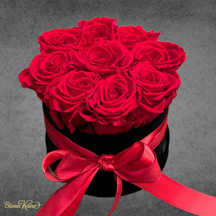 Rosenbox mit roten Rosen online bestellen mit Lieferservice Zürich