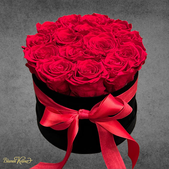 Rosenbox mit roten Rosen online bestellen mit Lieferservice Zürich