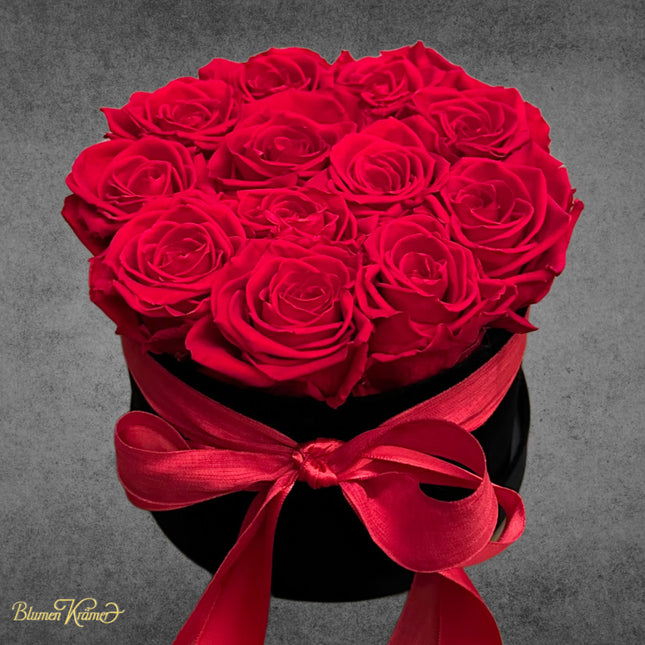 Rosenbox mit roten Rosen online bestellen mit Lieferservice Zürich